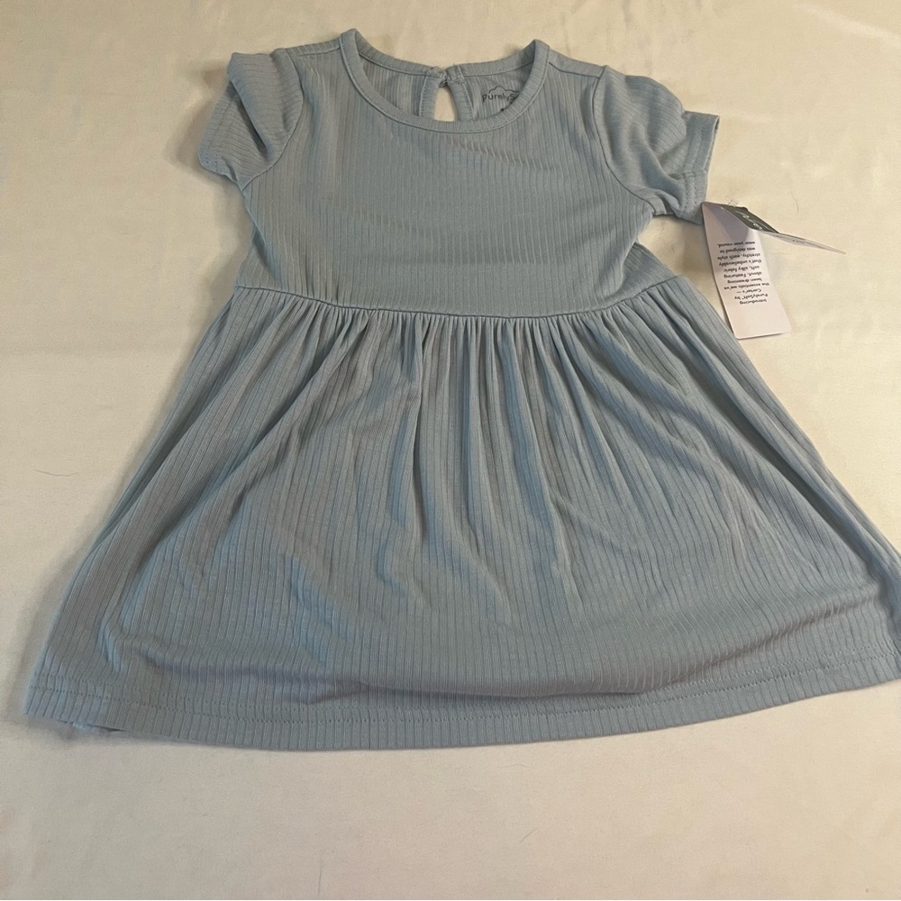 Carter's Light Blue Purely Soft Bamboo Twirl Dress